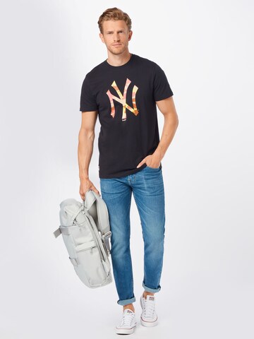 NEW ERA Shirt 'New York Yankees' in Blauw