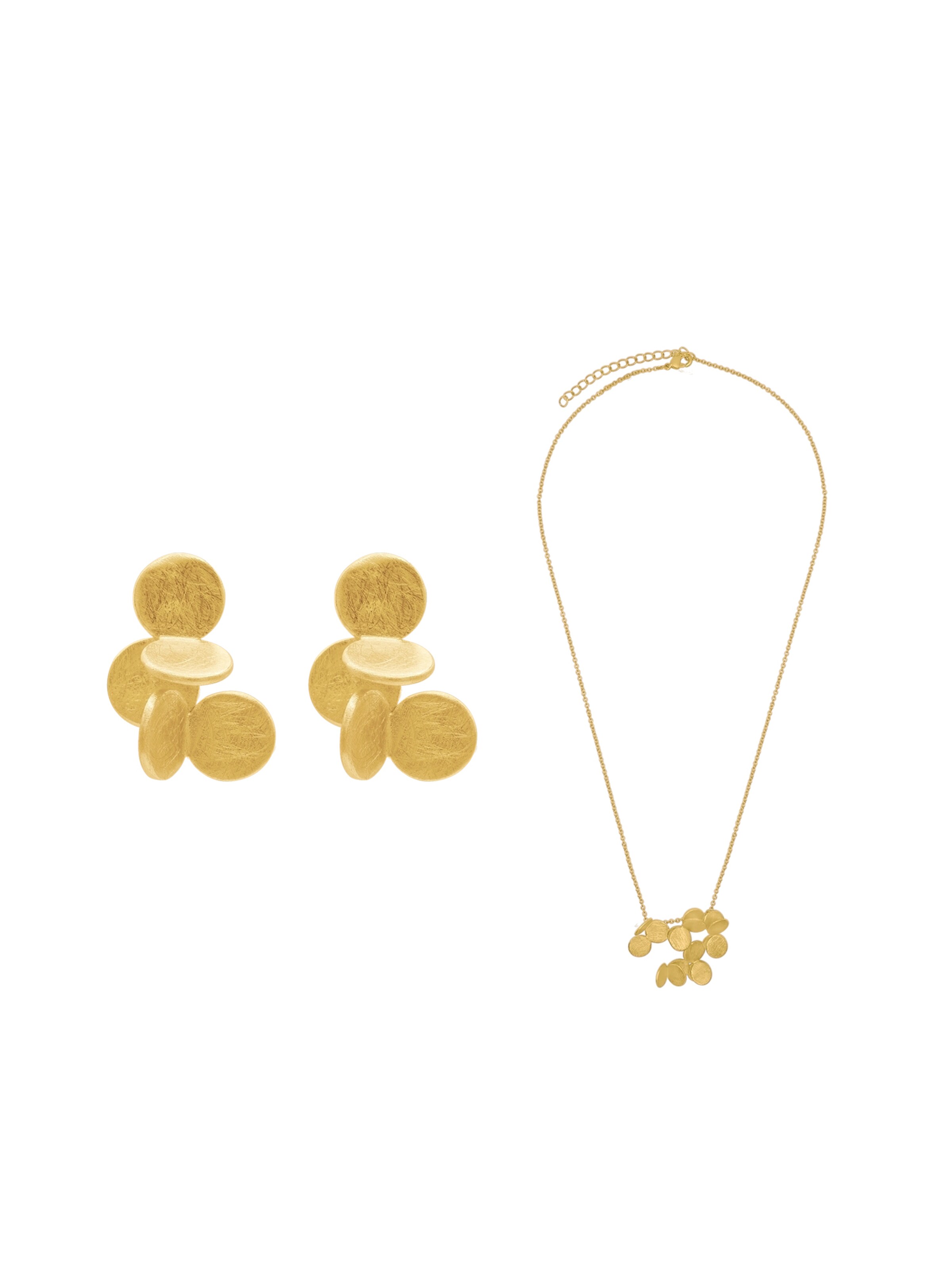 Heideman Jewelry Set 'Tilia Und Amena' in Gold: front