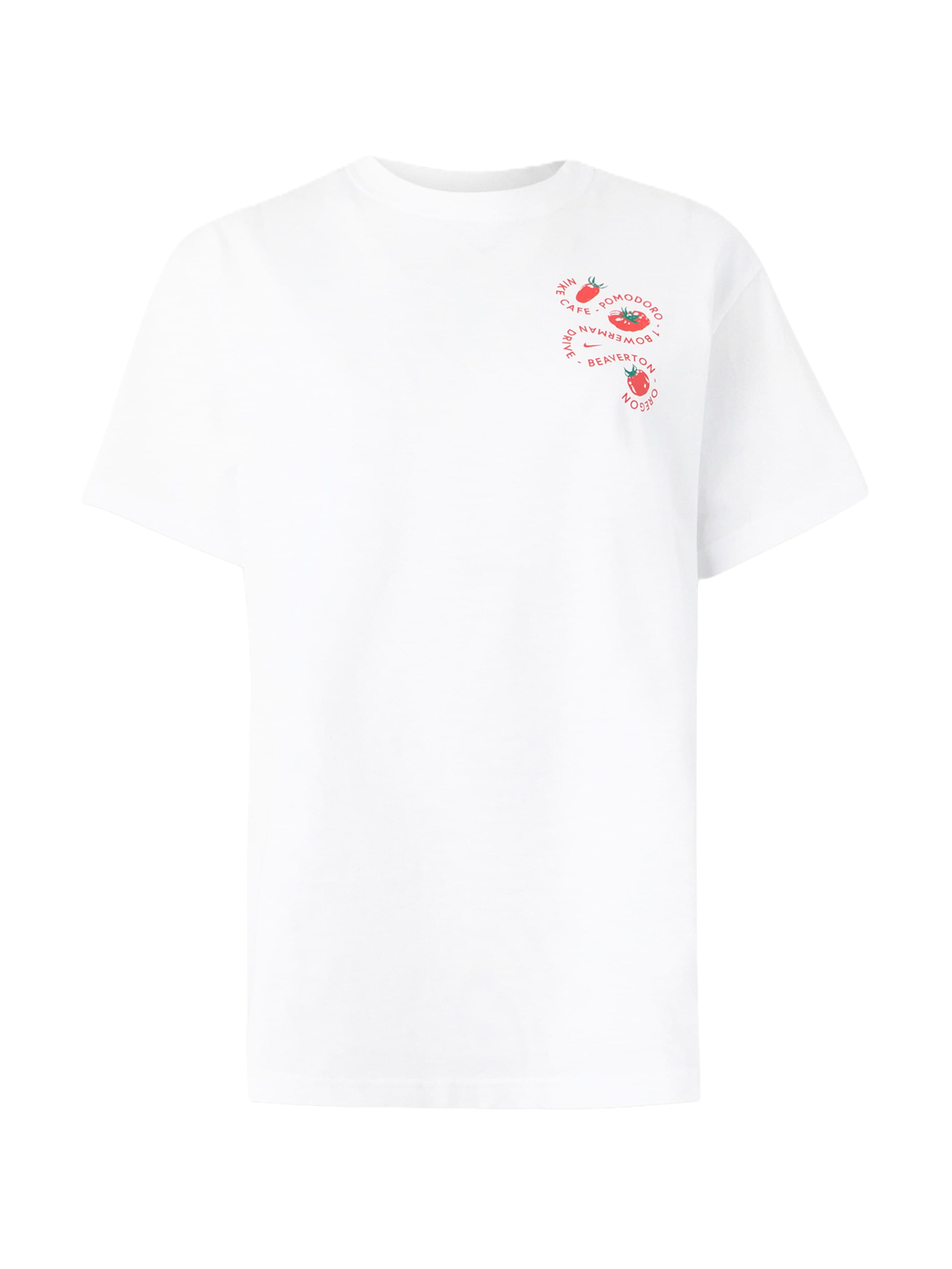 Nike Sportswear Tričko 'CAFE TOMATO' – bílá: přední strana