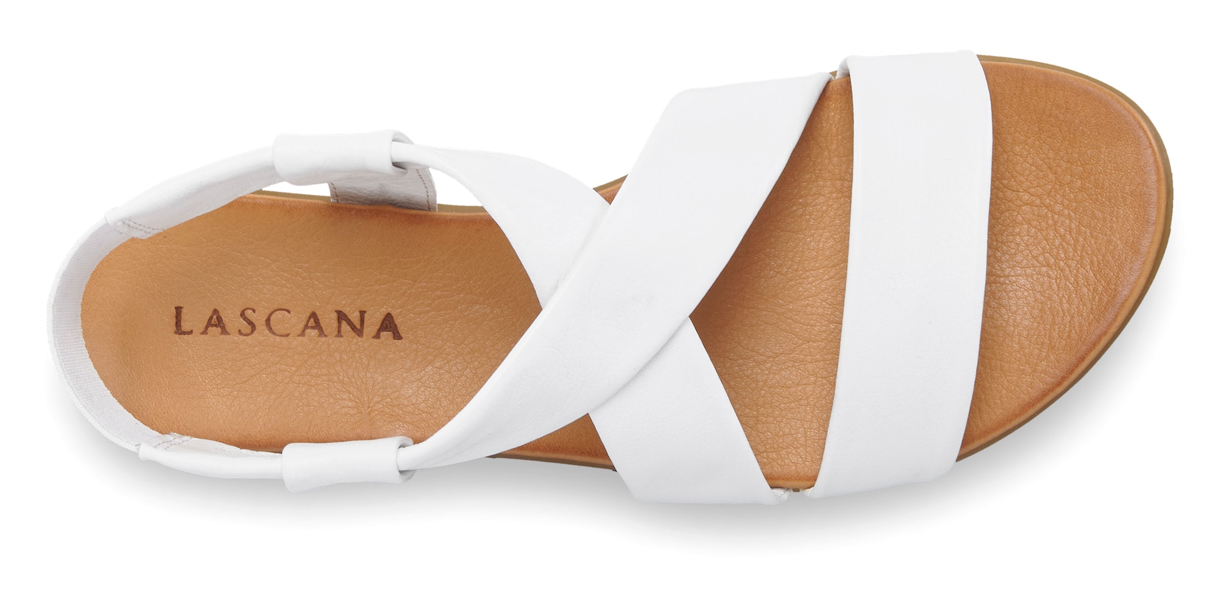 LASCANA Sandaler i hvid