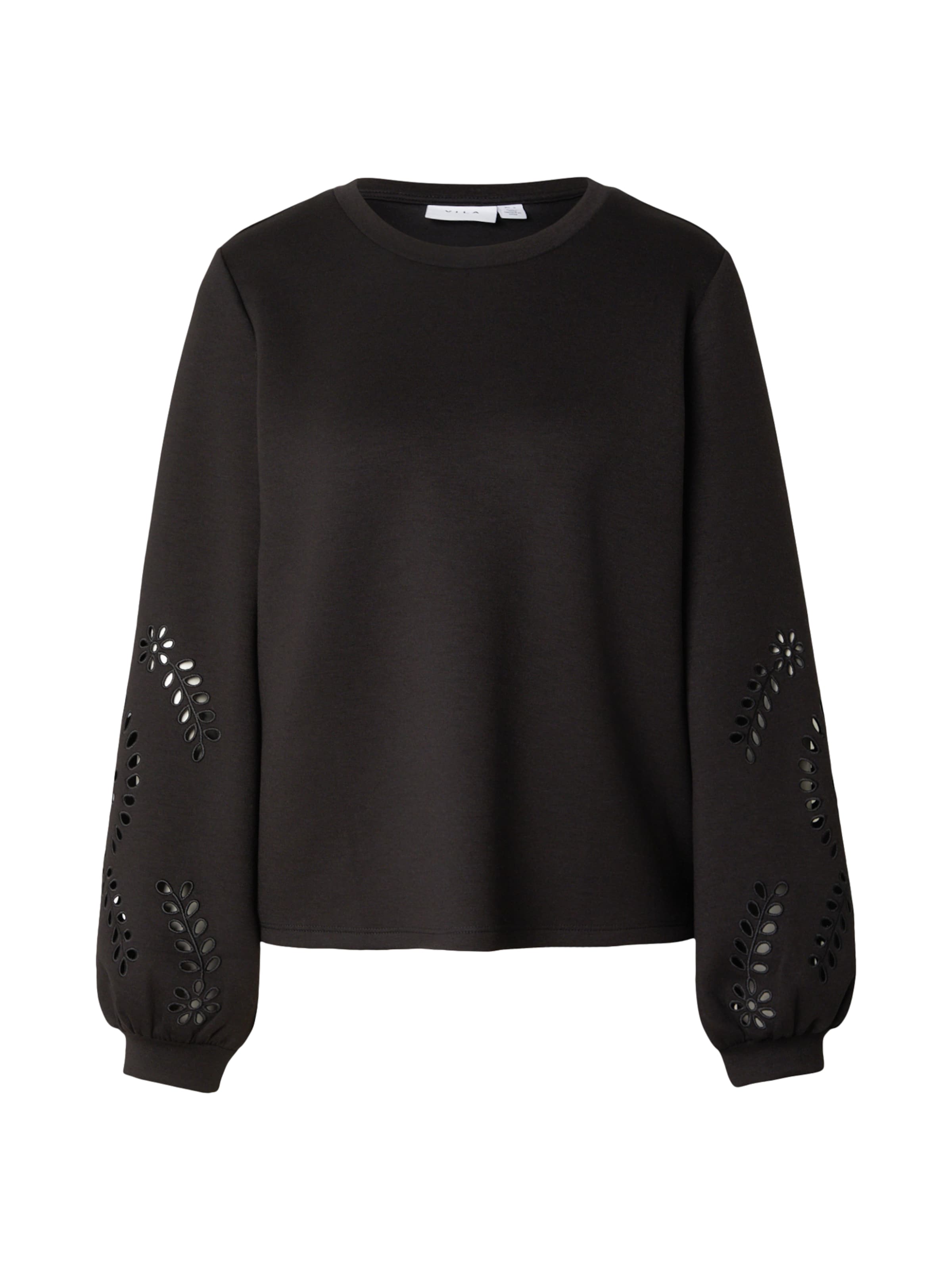 VILA Mikina 'VISandy' - Čierna: predná strana