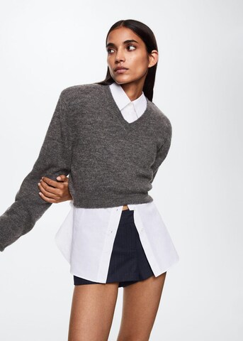 Pull-over 'Scuola' MANGO en gris : devant