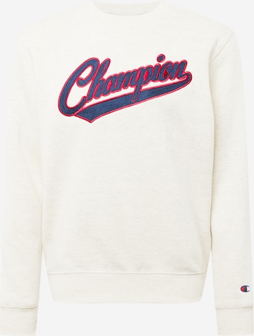 Champion Authentic Athletic Apparel Sweatshirt in White: front