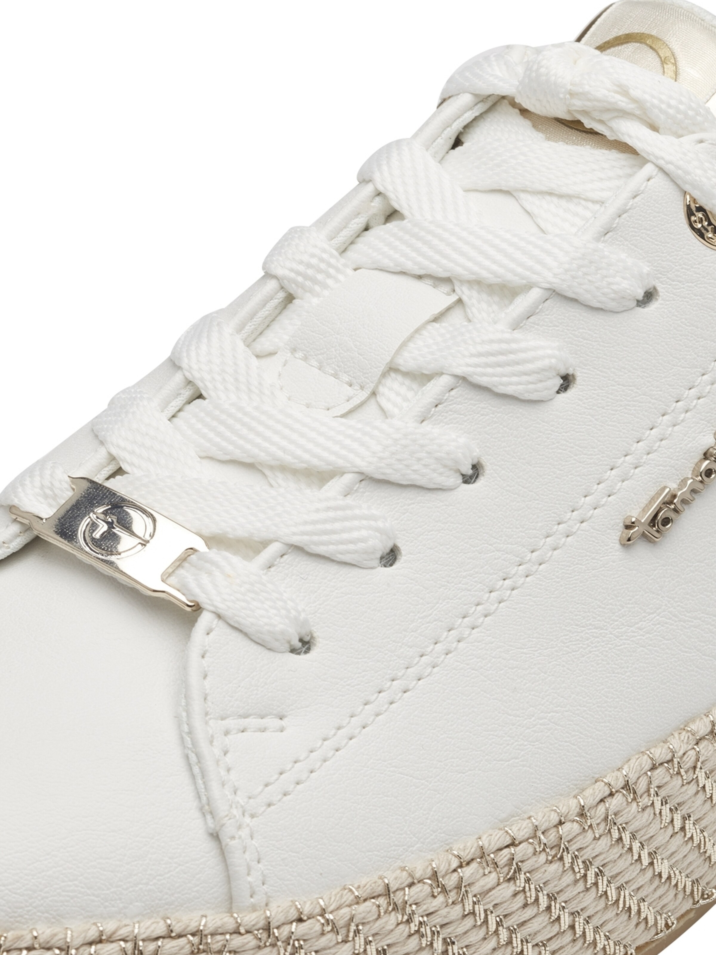 Tamaris Platform trainers in White