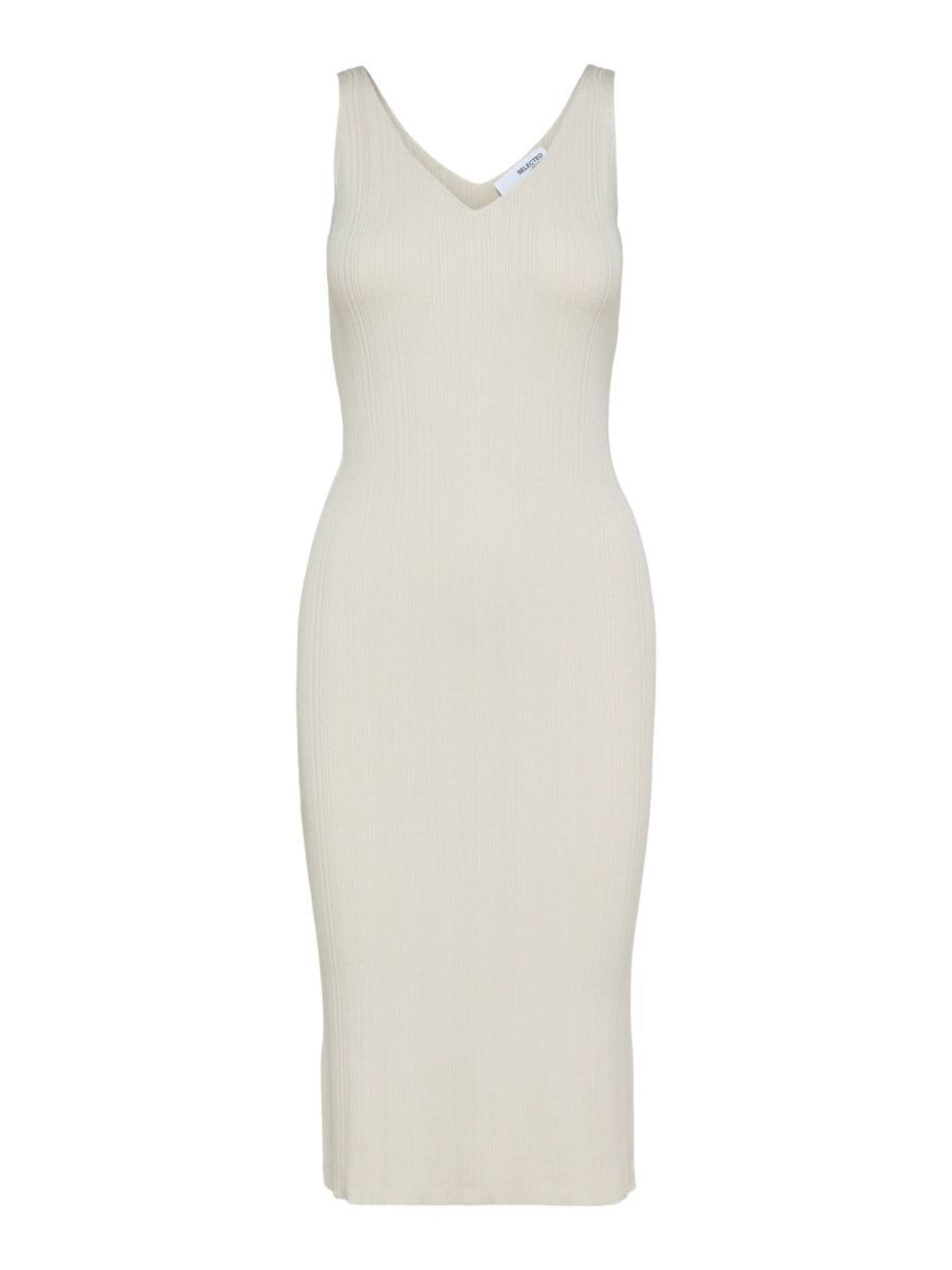 SELECTED Knit dress 'Trixie' in Beige: front