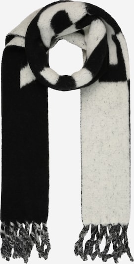 FURLA Scarf in Black / mottled white, Item view