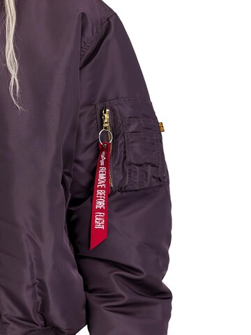 ALPHA INDUSTRIES Between-Season Jacket 'MA-1 Heritage' in Purple