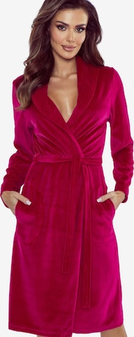 Peignoir long '5022' Vivisence en rouge : devant