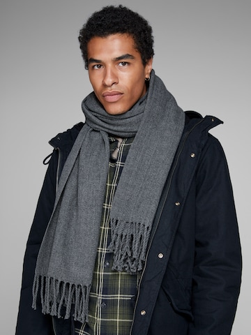 Écharpe 'Solid' JACK & JONES en gris : devant