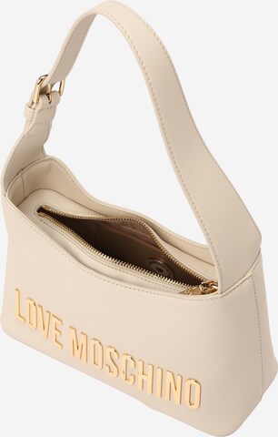 smėlio Love Moschino Rankinė ant peties 'Bold Love'