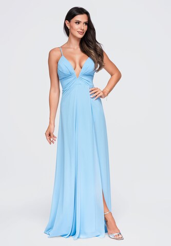 Robe de soirée Ombre en bleu
