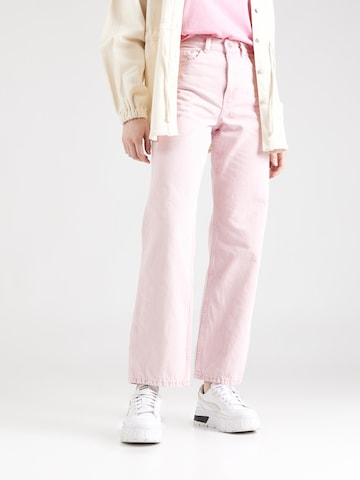 Dr. Denim Wide leg Jeans 'Echo' in Pink: front