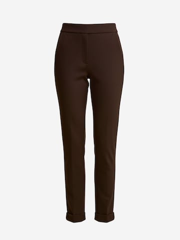 Il Lanificio - Slimfit Pantalón en marrón: frente