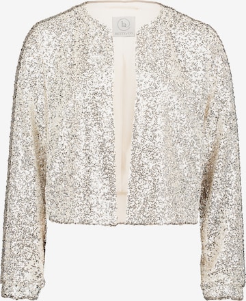 Betty & Co Blouson mit Pailletten in Weiß: Vorderseite