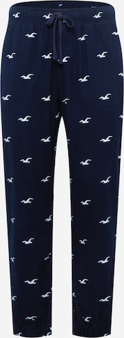 HOLLISTER Pajama Pants in Blue: front