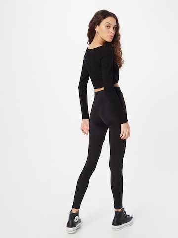 ABOUT YOU Skinny Workout Pants 'Eve' in Black