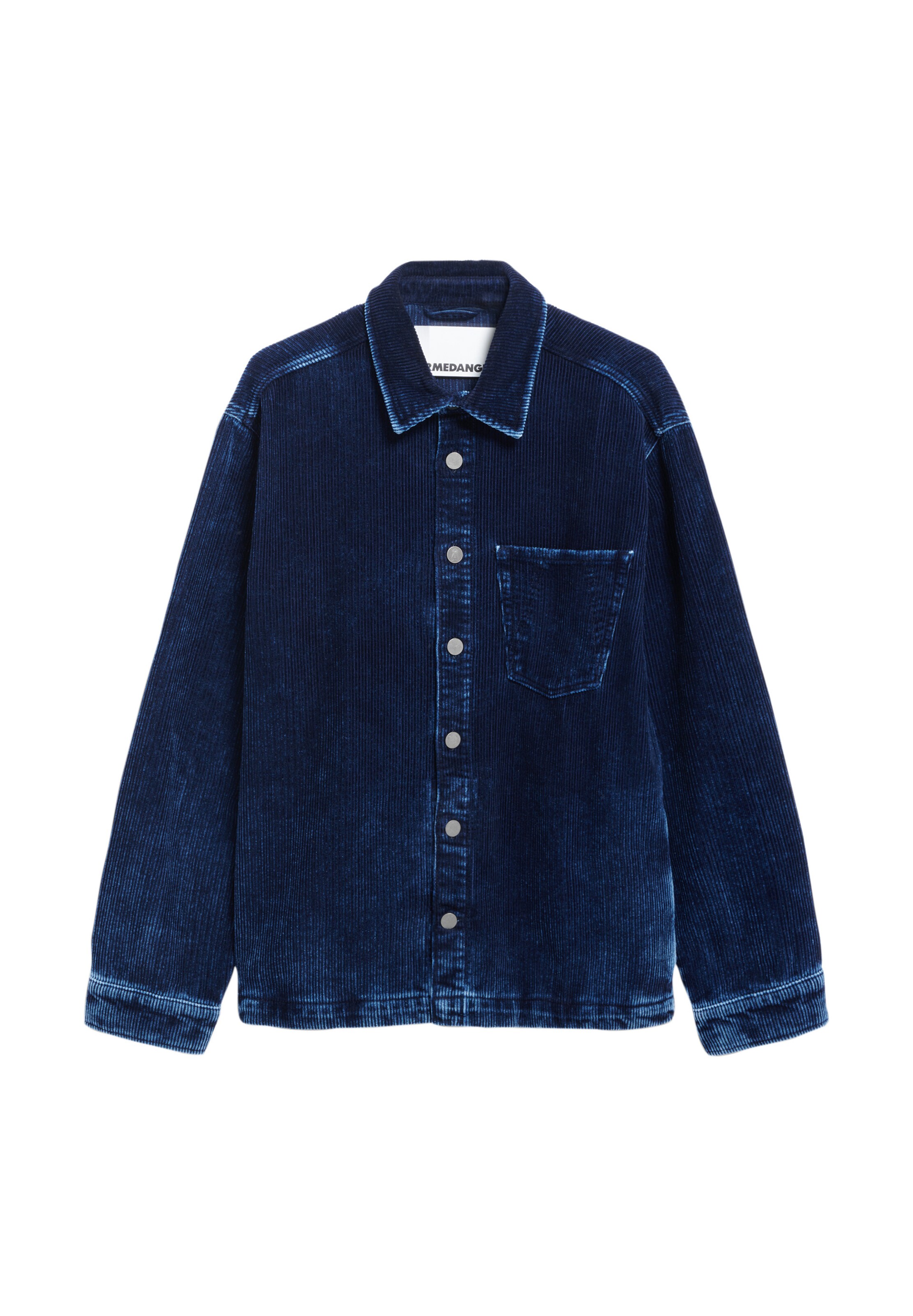 ARMEDANGELS Between-season jacket in Blue: front