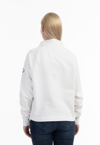 DreiMaster Maritim Sweatshirt 'Bridgeport' i vit