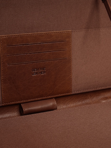 Spikes & Sparrow Document Bag in Brown