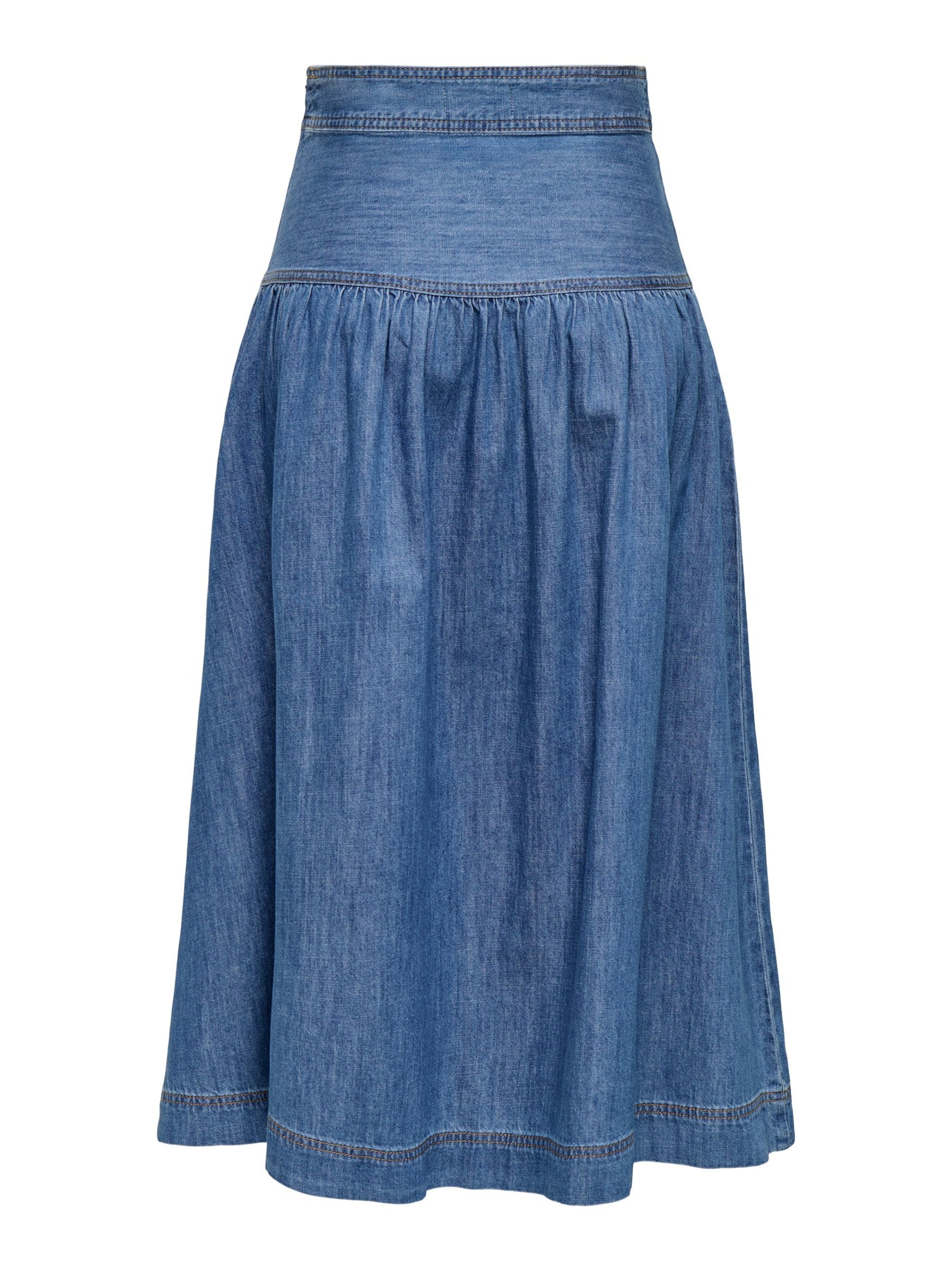 Only Petite Rok 'ONLSEVIGNY' in Blauw