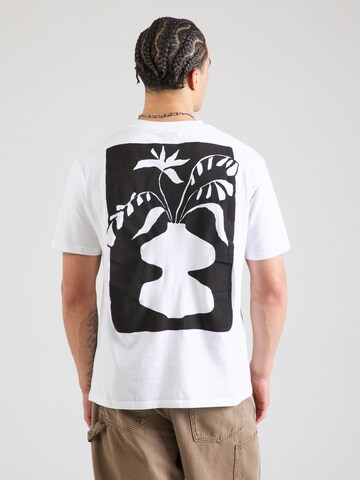 TOPMAN Μπλουζάκι 'Black Vase' σε λευκό: μπροστά