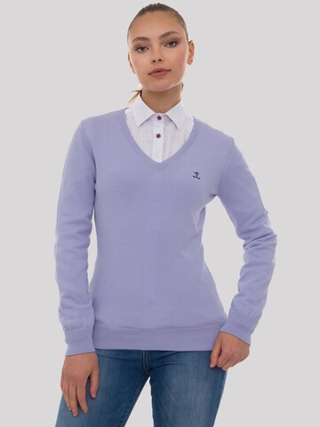 Sir Raymond Tailor Sweater 'Verty' in Purple