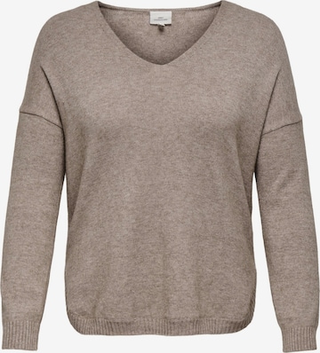 ONLY Carmakoma Sweater 'CARMargareta' in Beige: front