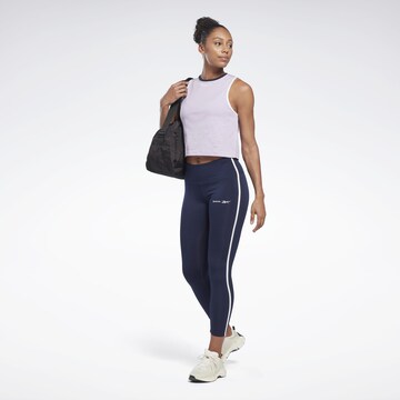 Reebok Skinny Športne hlače 'Identity Energy' | modra barva