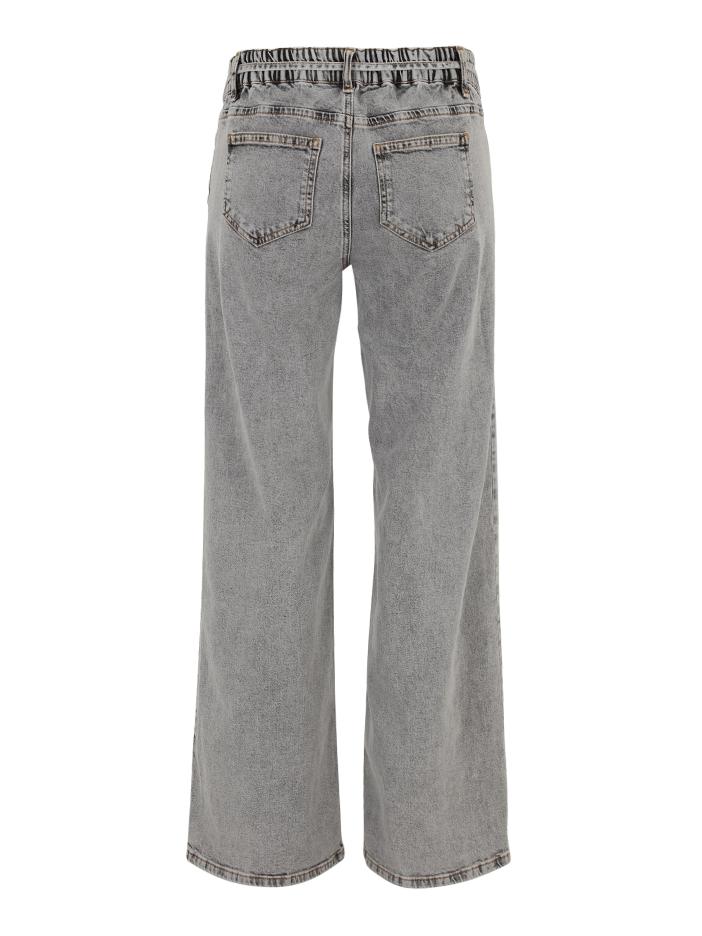 MAMALICIOUS Wide Leg Jeans 'MLFula' in Grau