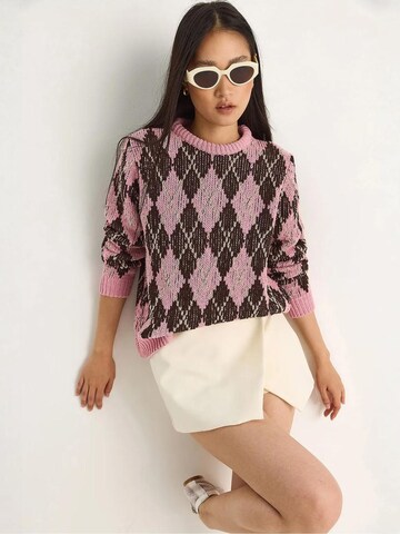 Bianco Lucci - Pullover 'Pullover' em rosa: frente