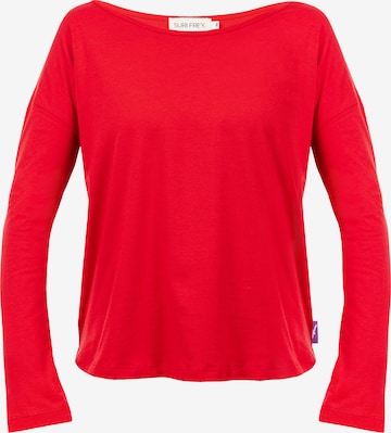 Suri Frey Longsleeve ' Freyday ' in Rot: predná strana