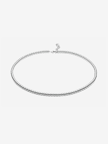CLASSYANDFABULOUS Jewelry Kette 'CLASSYANDFABULOUS Beaded' in Silber: Vorderseite