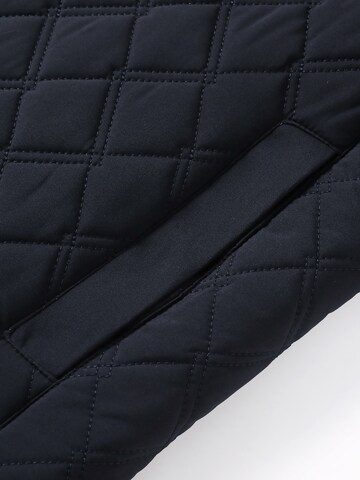 ALLTHEMEN Winter Jacket 'Rautenstich' in Blue