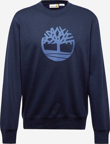 Felpa di TIMBERLAND in blu: frontale