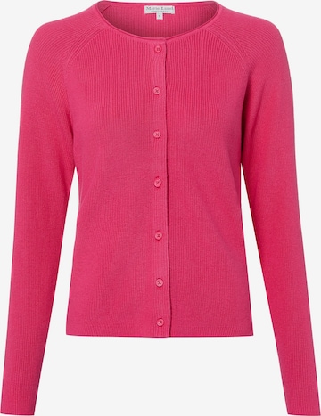 Cardigan Marie Lund en rose : devant