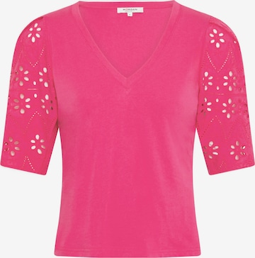 Morgan Shirt '231-DPALM' in Roze: voorkant