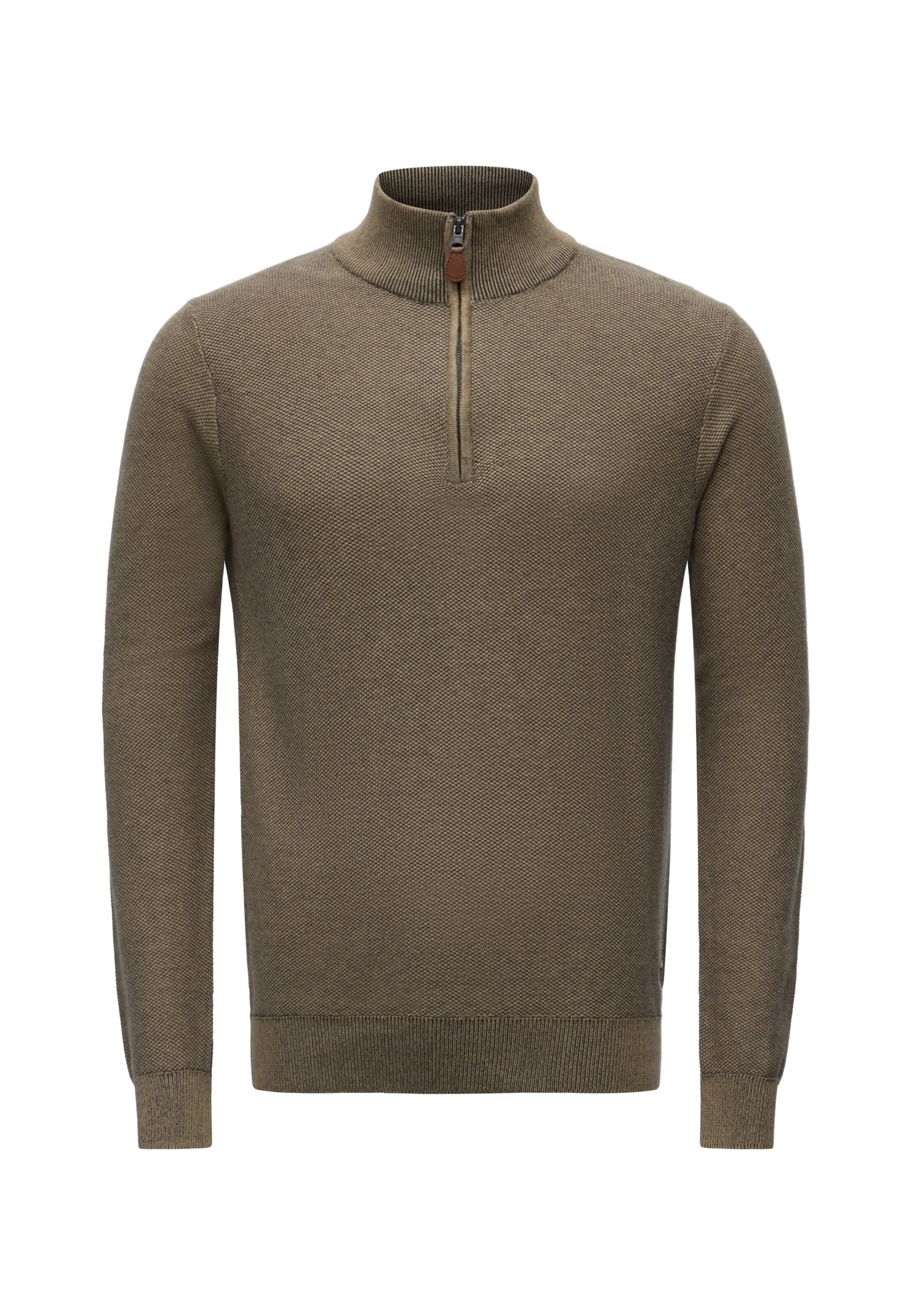 INDICODE JEANS Pullover 'Jexmon' in Grün: Vorderseite
