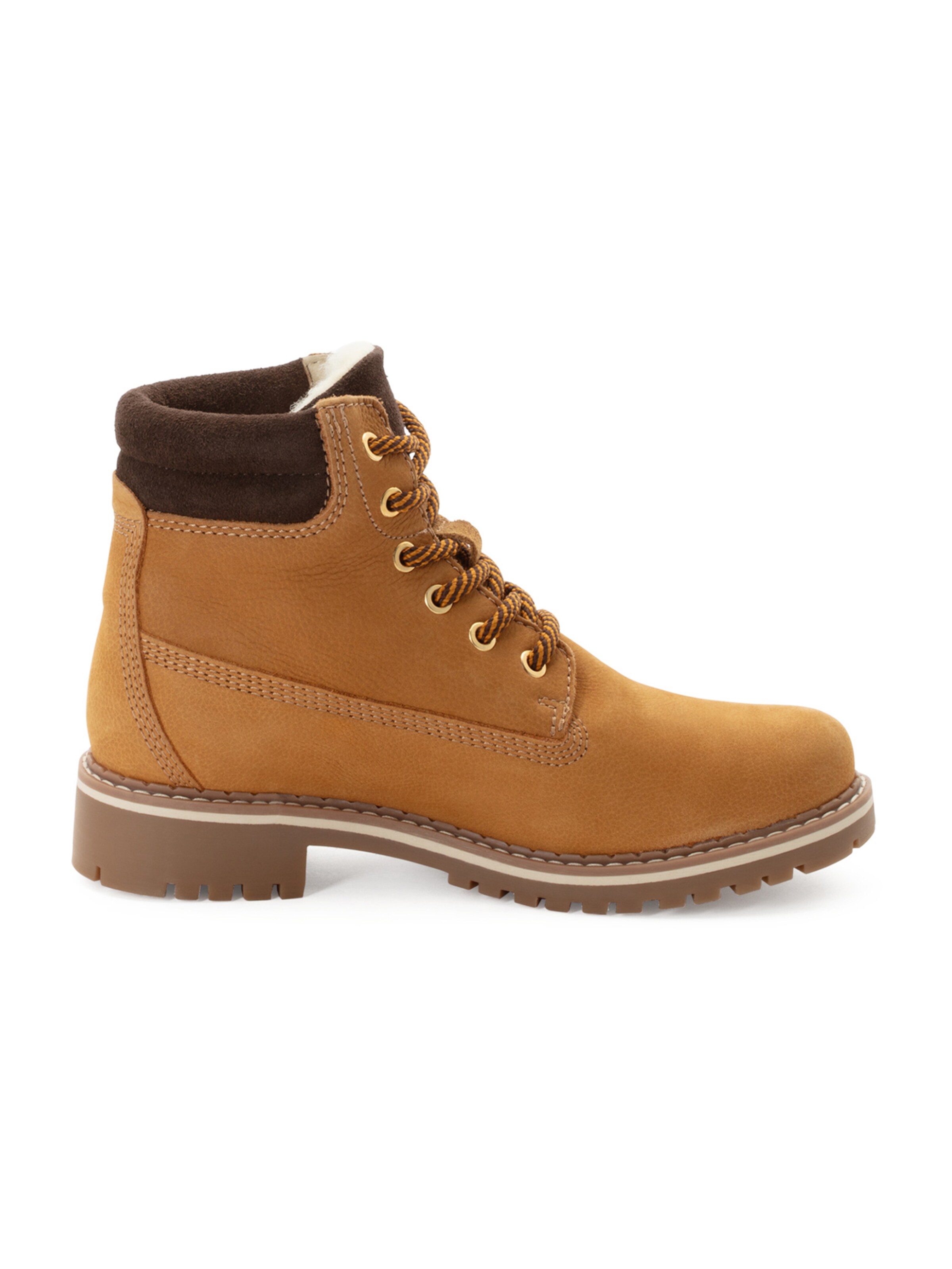 Tamaris Lace-up bootie in Brown