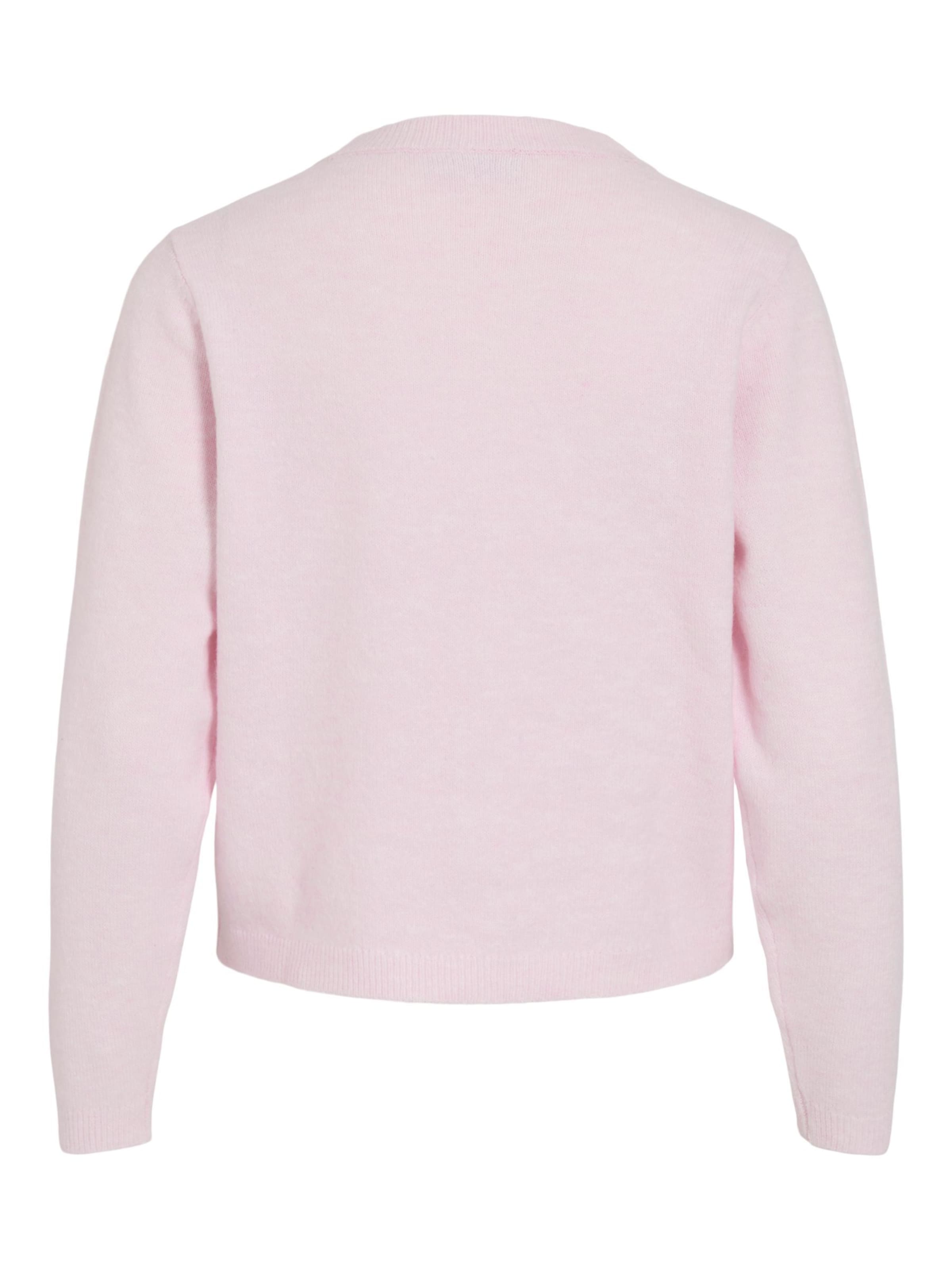 VILA Strickjacke 'VILiga' in Pink