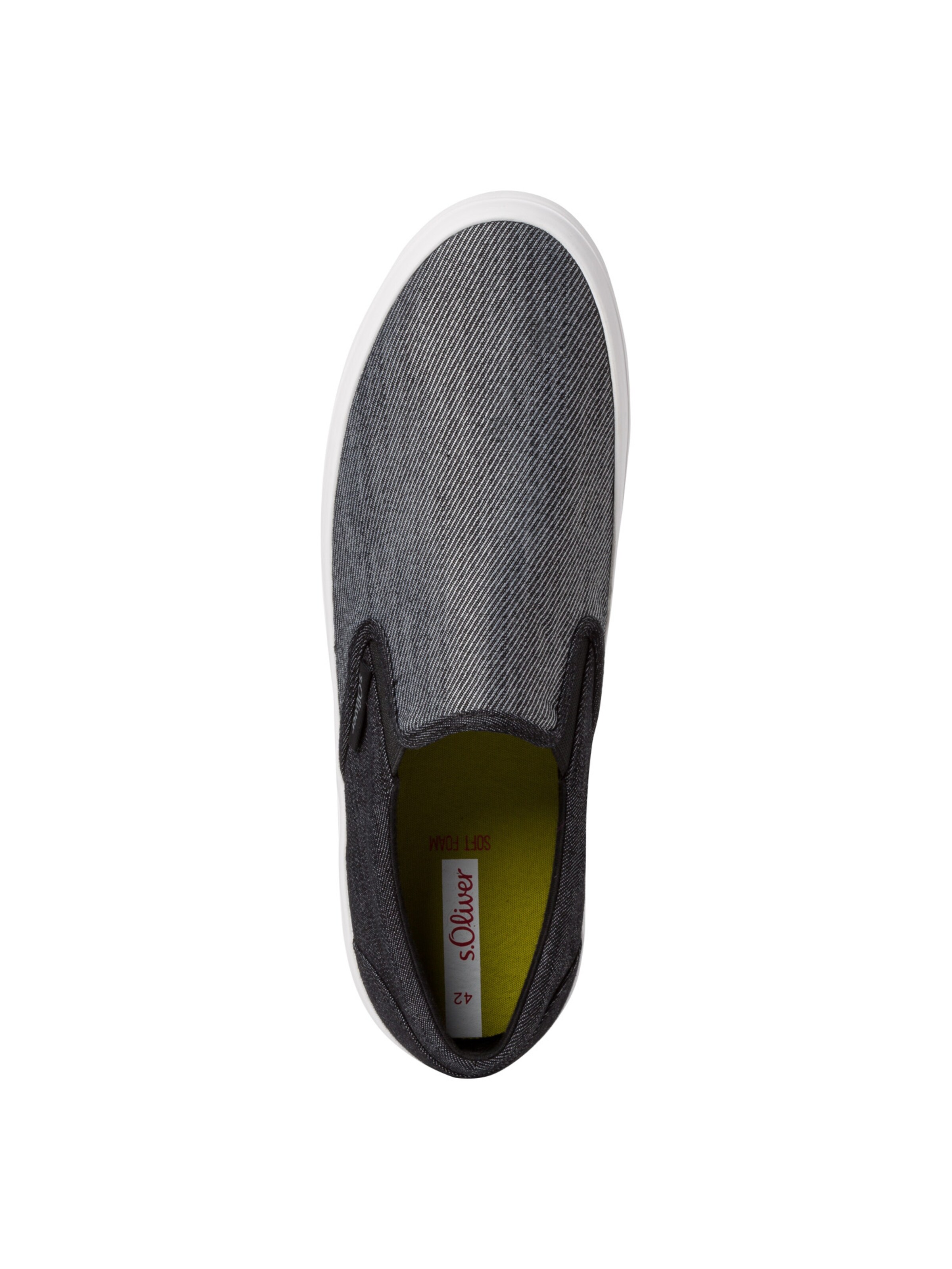 s.Oliver Slip On in Schwarz