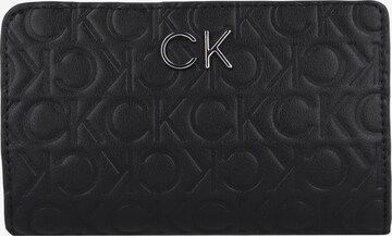 Porte-monnaies Calvin Klein en noir : devant