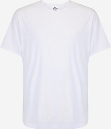 T-Shirt 'BENNE' Only & Sons Big & Tall en blanc : devant