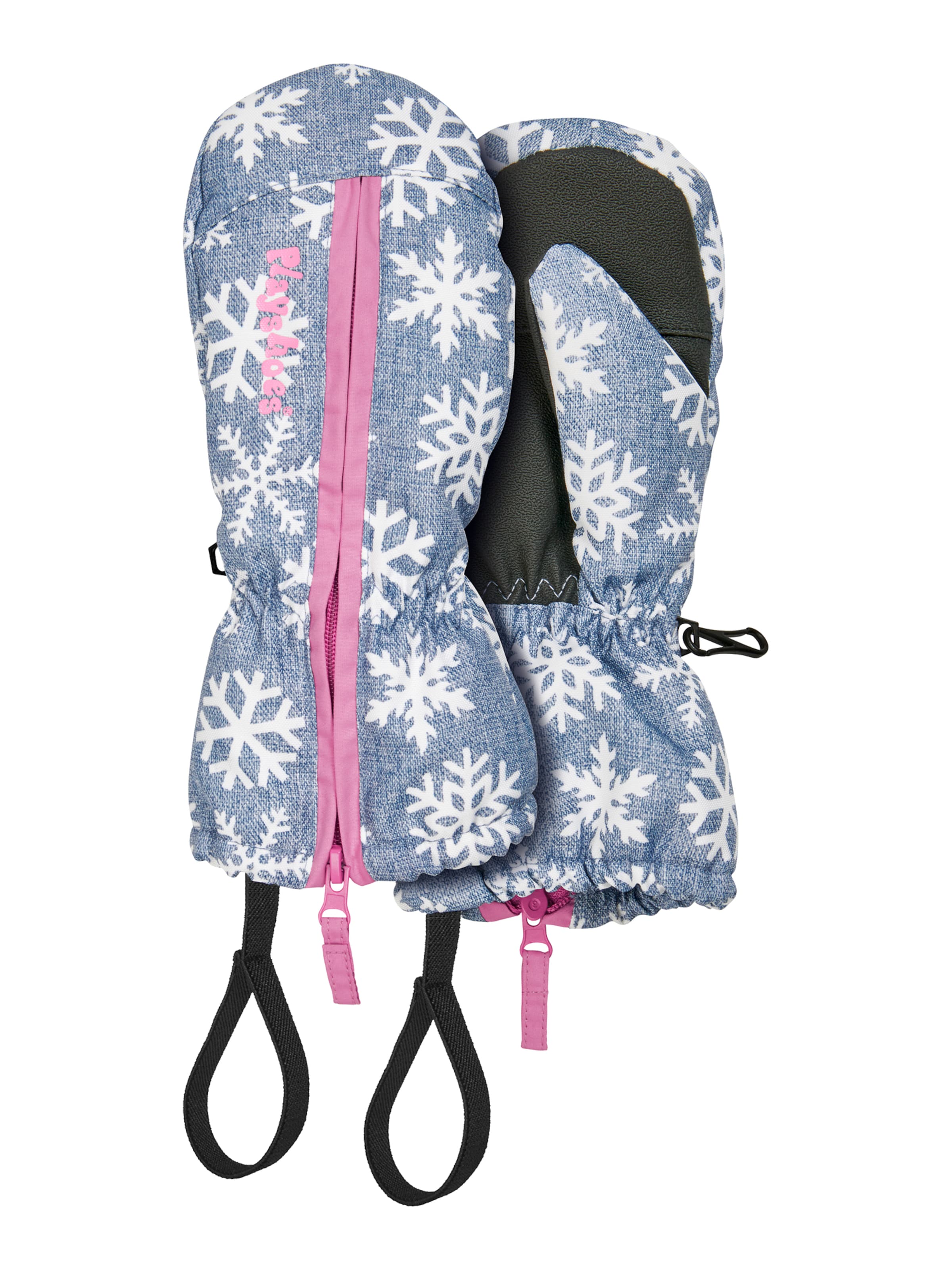 PLAYSHOES Gloves in Blue: front