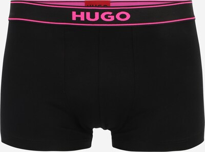 HUGO Boxers 'EXCITE' en rose néon / noir, Vue avec produit