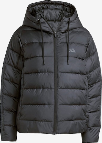 ADIDAS SPORTSWEAR Sportjas 'Essential' in Zwart: voorkant