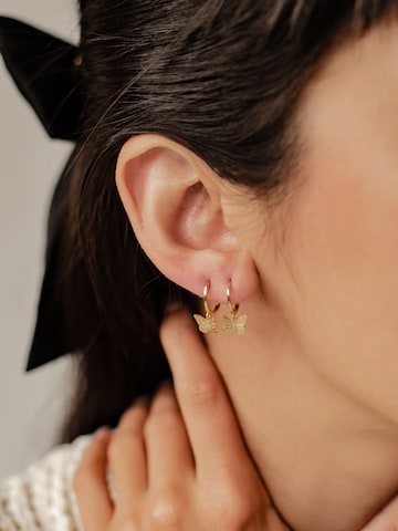 Hey Happiness Earrings 'Flutter' in Gold