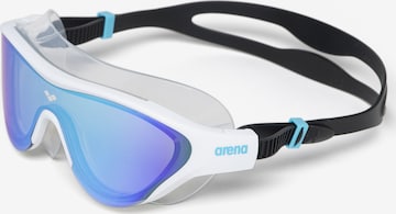 Lunettes 'The One Mirror' ARENA en blanc : devant