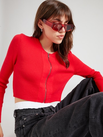 Trendyol Knit Cardigan in Red