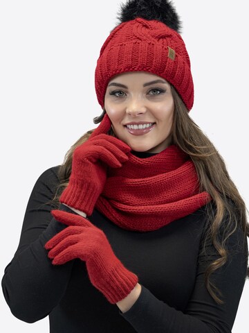 Vivisence Tunnelsjaal '7103' in Rood