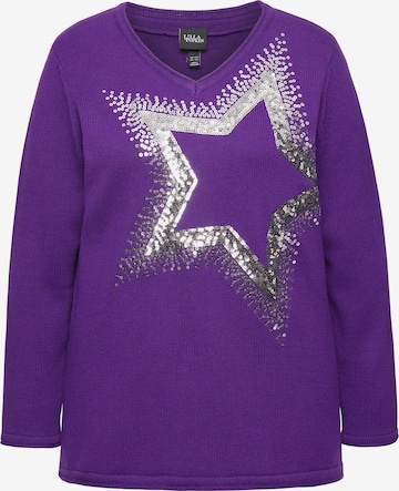Ulla Popken Pullover in Lila: Vorderseite
